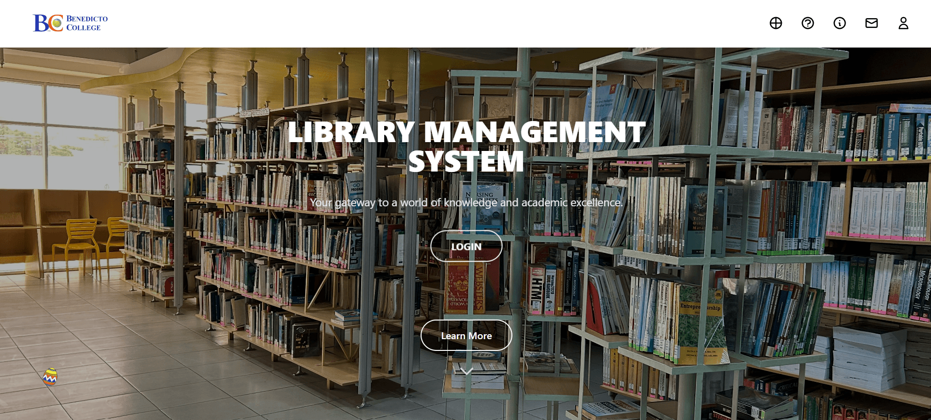 Benedicto College Library Website